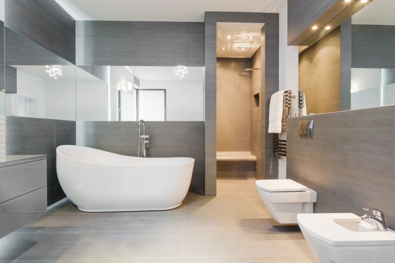 Modern Bathtub Installation